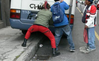 Foto de archivo de la Comisión Ecuménica de Derechos Humanos, en una de las marchas de las culturas urbanas